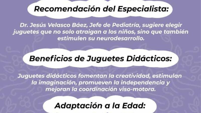 IMSS RECOMIENDA A LOS REYES MAGOS QUE REGALEN JUGUETES DE ACUERDO A LA EDAD DEL NIÑO