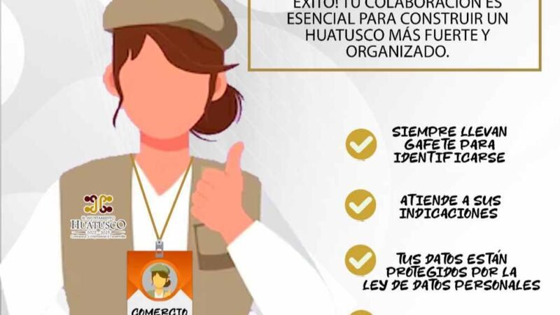 PONEN EN MARCHA PROGRAMA DE EMPADRONAMIENTO COMERCIAL EN HUATUSCO