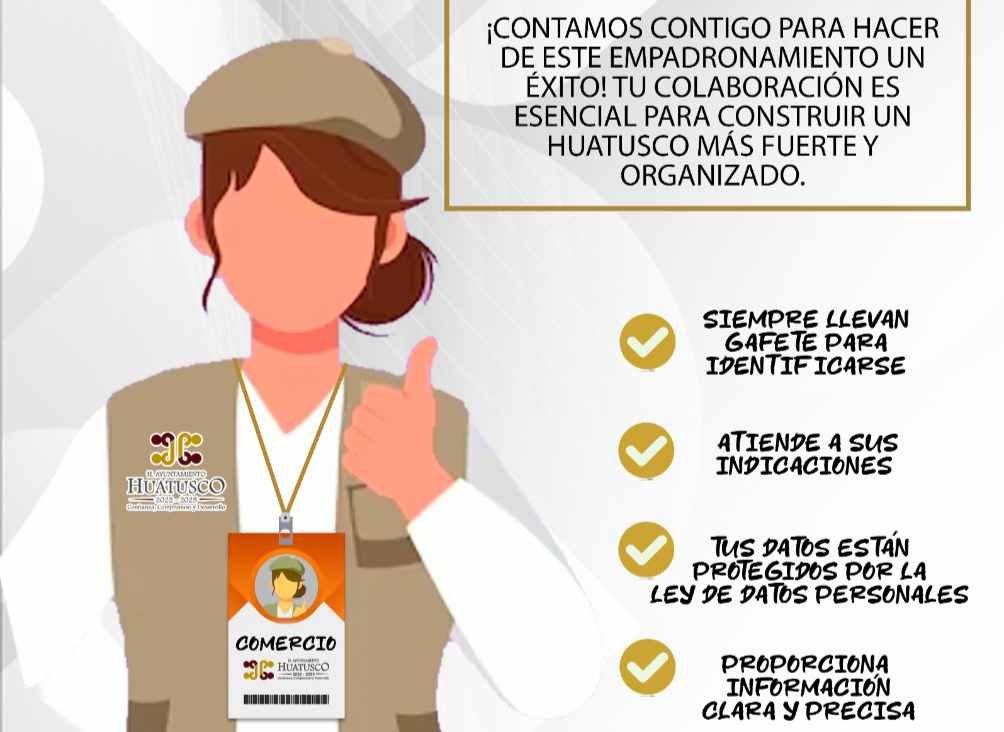 PONEN EN MARCHA PROGRAMA DE EMPADRONAMIENTO COMERCIAL EN HUATUSCO
