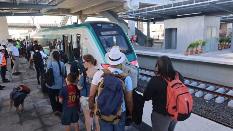 ALREDEDOR DE 15 MIL PERSONAS HAN VIAJADO EN TREN MAYA