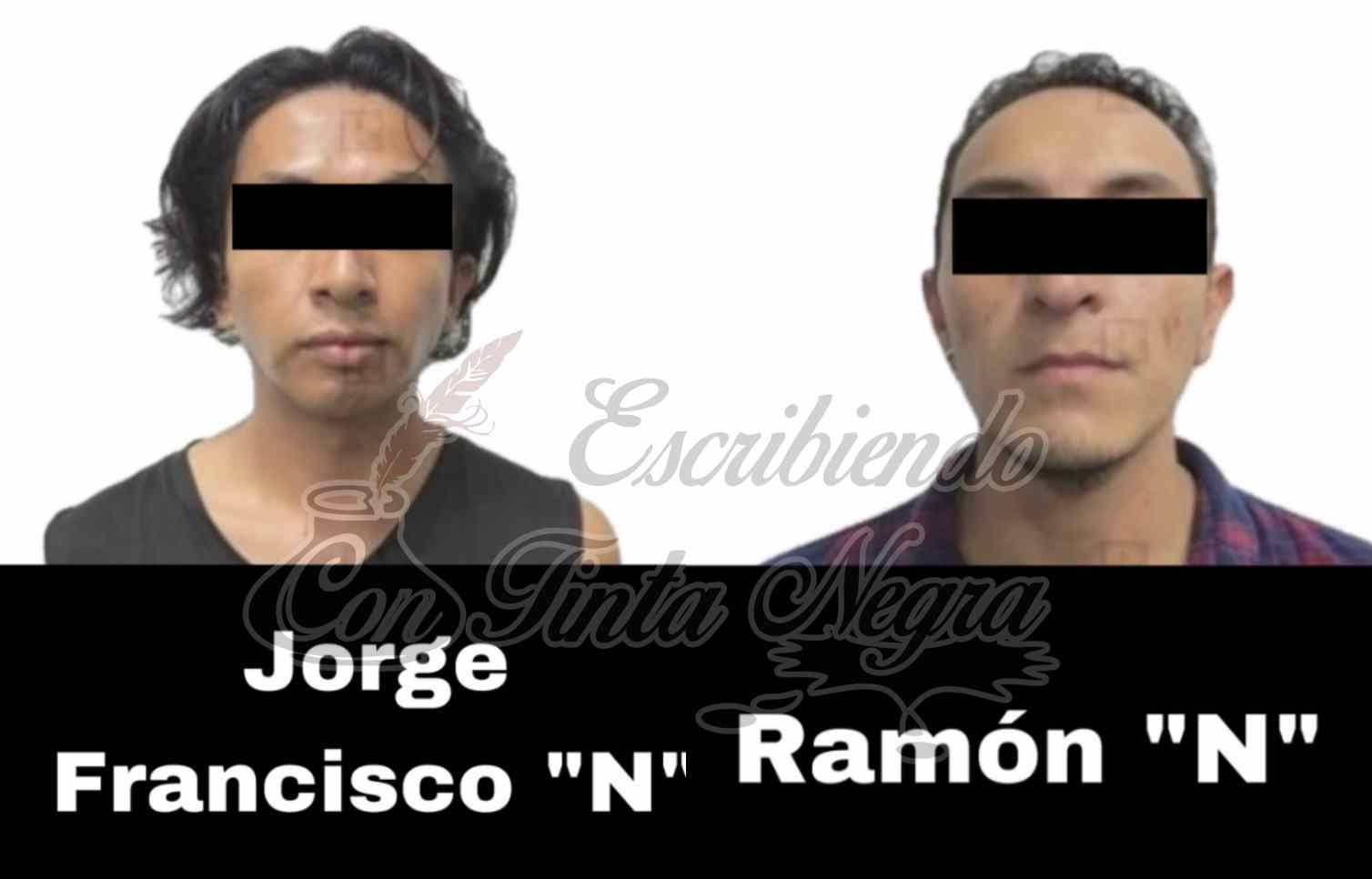 CAPTURAN A DOS CON DROGA
