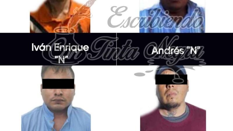 CAPTURAN A CUATRO CON ARMAS Y DROGA