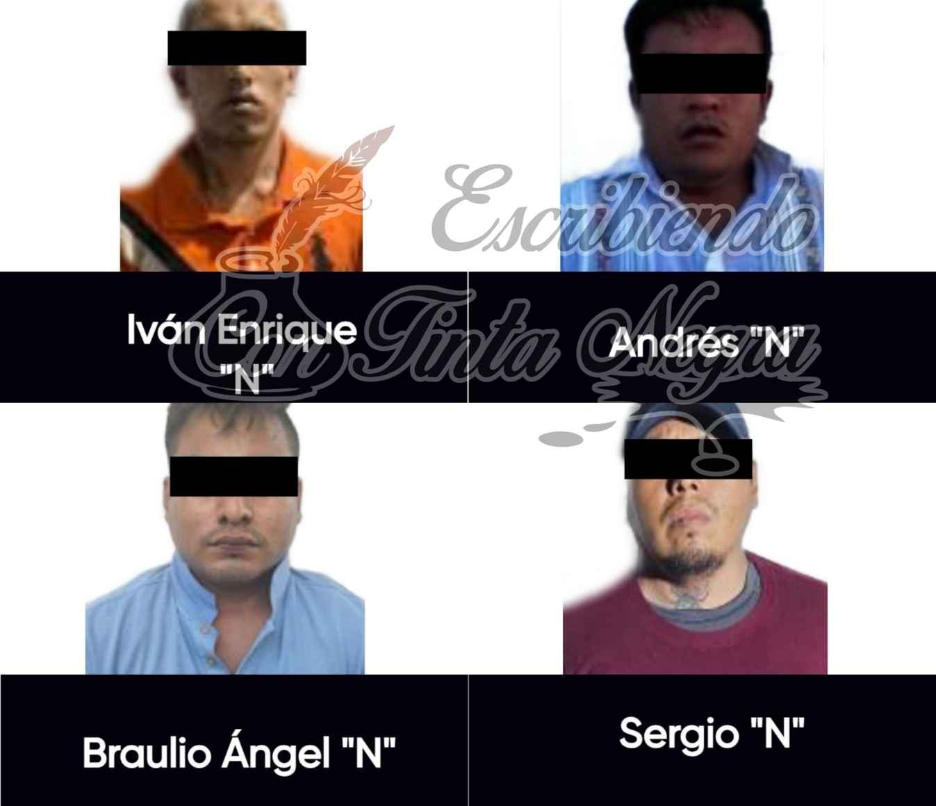 CAPTURAN A CUATRO CON ARMAS Y DROGA