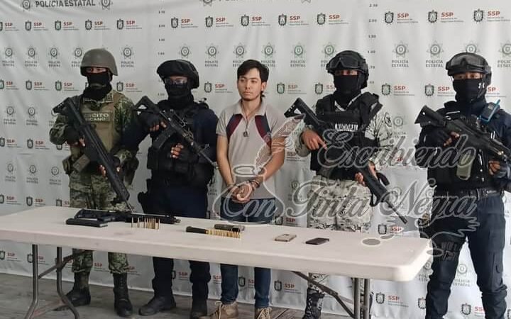 LO DETIENEN CON ARMAS