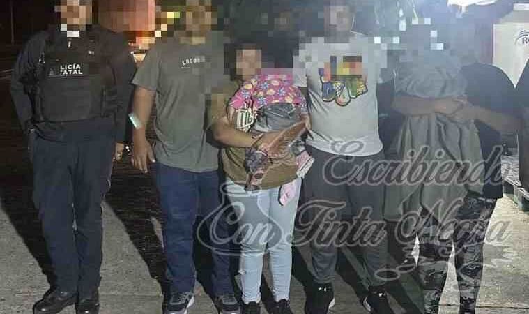 INTERVIENEN A 93 MIGRANTES