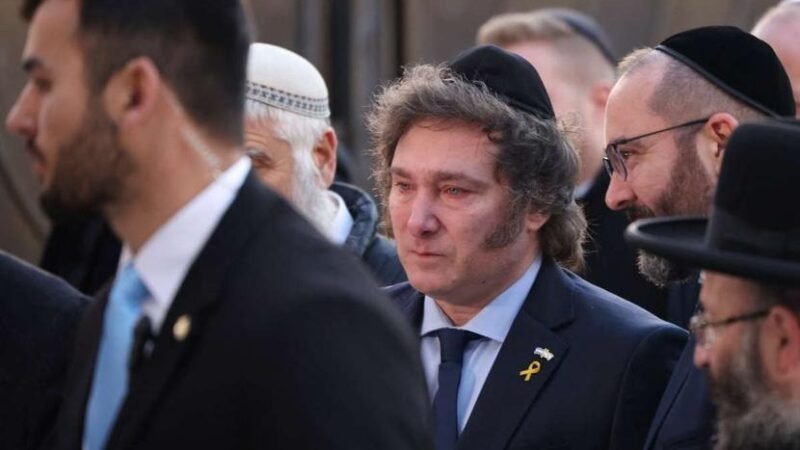 MILEI ANUNCIA PLAN PARA MOVER EMBAJADA A JERUSALÉN