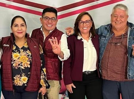 CLAUDIA TELLO Y MANUEL HUERTA, CANDIDATOS AL SENADO POR MORENA