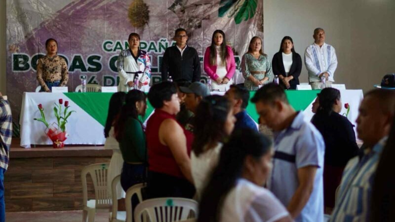 CELEBRAN BODAS COLECTIVAS EN CHOCAMÁN