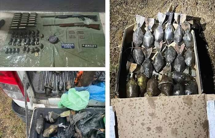 ASEGURAN BOMBAS CASERAS USADAS EN DRONES EN MICHOACÁN