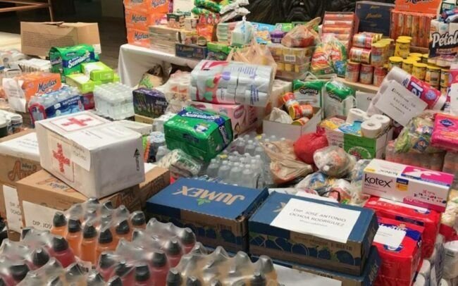 MARINA CIERRA CENTROS DE ACOPIO PARA DAMNIFICADOS POR OTIS