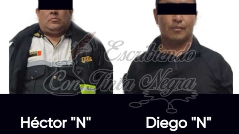 DETIENEN A DOS PISTOLEROS EN CUITLÁHUAC