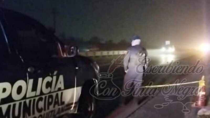 CARRETILLERO MUERE DESPEDAZADO EN LA AUTOPISTA