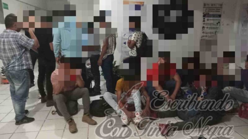 INTERVIENEN A 202 MIGRANTES