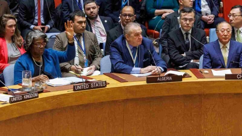 RUSIA Y CHINA VETAN PROPUESTA DE ESTADOS UNIDOS PARA UN ALTO AL FUEGO EN GAZA