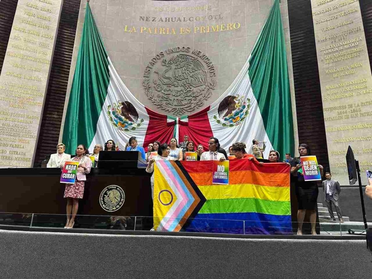DIPUTADOS APRUEBAN PROHIBIR TERAPIAS DE CONVERSIÓN EN MÉXICO