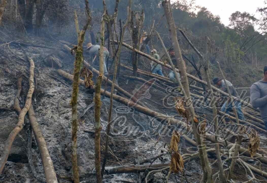 ARDE CERRO EN ALPATLÁHUAC