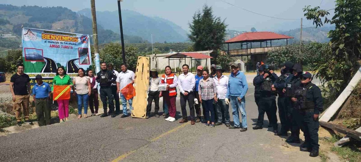 REFUERZAN VIGILANCIA EN CALCAHUALCO POR SEMANA SANTA