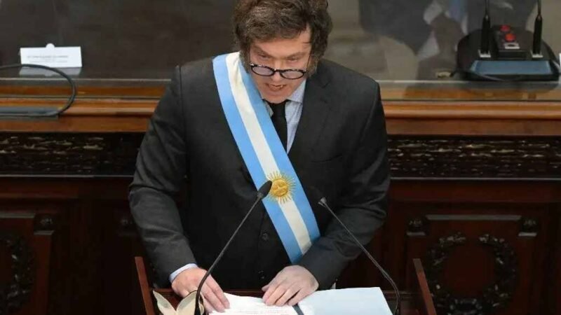 “NO VOY A DAR MARCHA ATRÁS EN NADA”, ADVIERTE MILEI AL CONGRESO