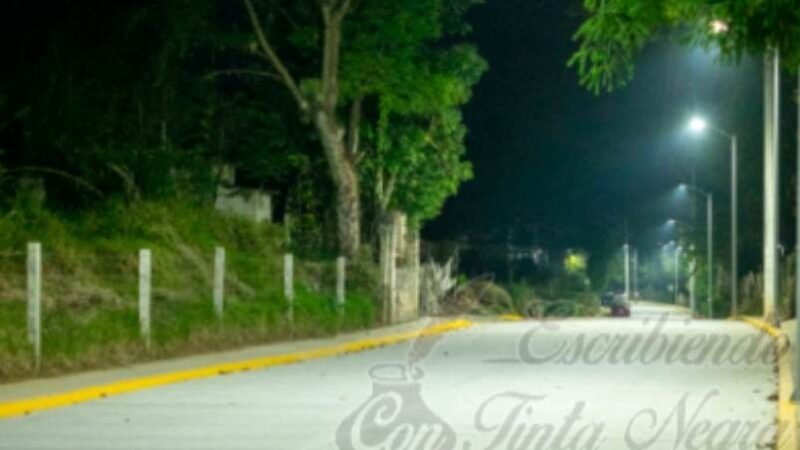 COLONIA EL MIRADOR YA TIENE DRENAJE, ALUMBRADO Y PAVIMENTO