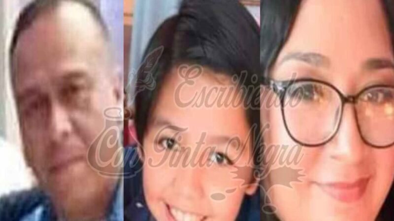 DESAPARECE FAMILIA COMPLETA