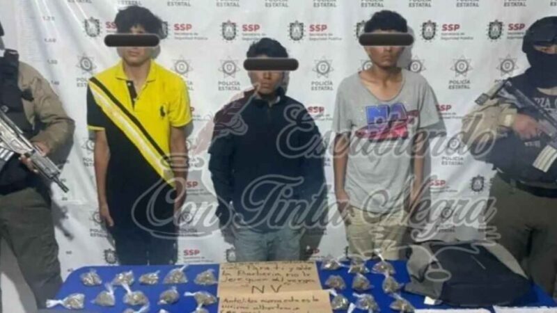DETIENEN A TRES DEL CARTEL NUEVO VERACRUZ