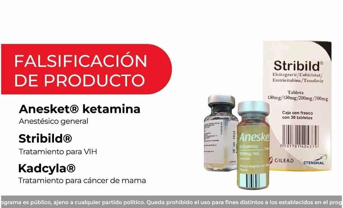 ALERTA POR FALSIFICACIÓN DE MEDICAMENTOS PARA TRATAR CÁNCER DE MAMA Y VIH