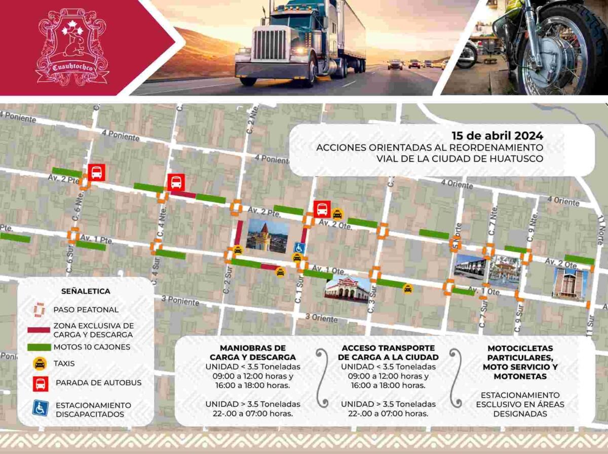 FIJAN HORARIOS DE CARGA Y DESCARGA PARA COMERCIO EN HUATUSCO