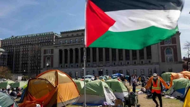 SE EXTIENDEN PROTESTAS ESTUDIANTILES CONTRA LA GUERRA EN GAZA POR ESTADOS UNIDOS