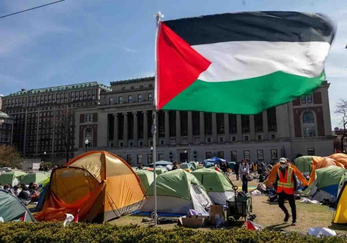 SE EXTIENDEN PROTESTAS ESTUDIANTILES CONTRA LA GUERRA EN GAZA POR ESTADOS UNIDOS