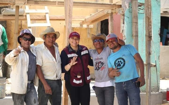 RECONOCE GUADALUPE VÁSQUEZ A TRABAJADORES DE LA CONSTRUCCIÓN