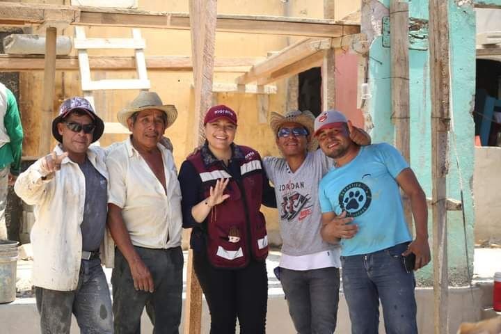 RECONOCE GUADALUPE VÁSQUEZ A TRABAJADORES DE LA CONSTRUCCIÓN