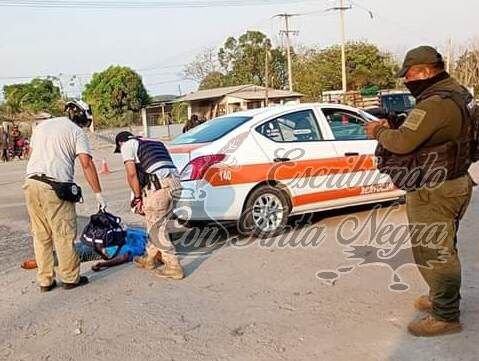 ACRIBILLAN A TAXISTA; NO HAY DETENIDOS