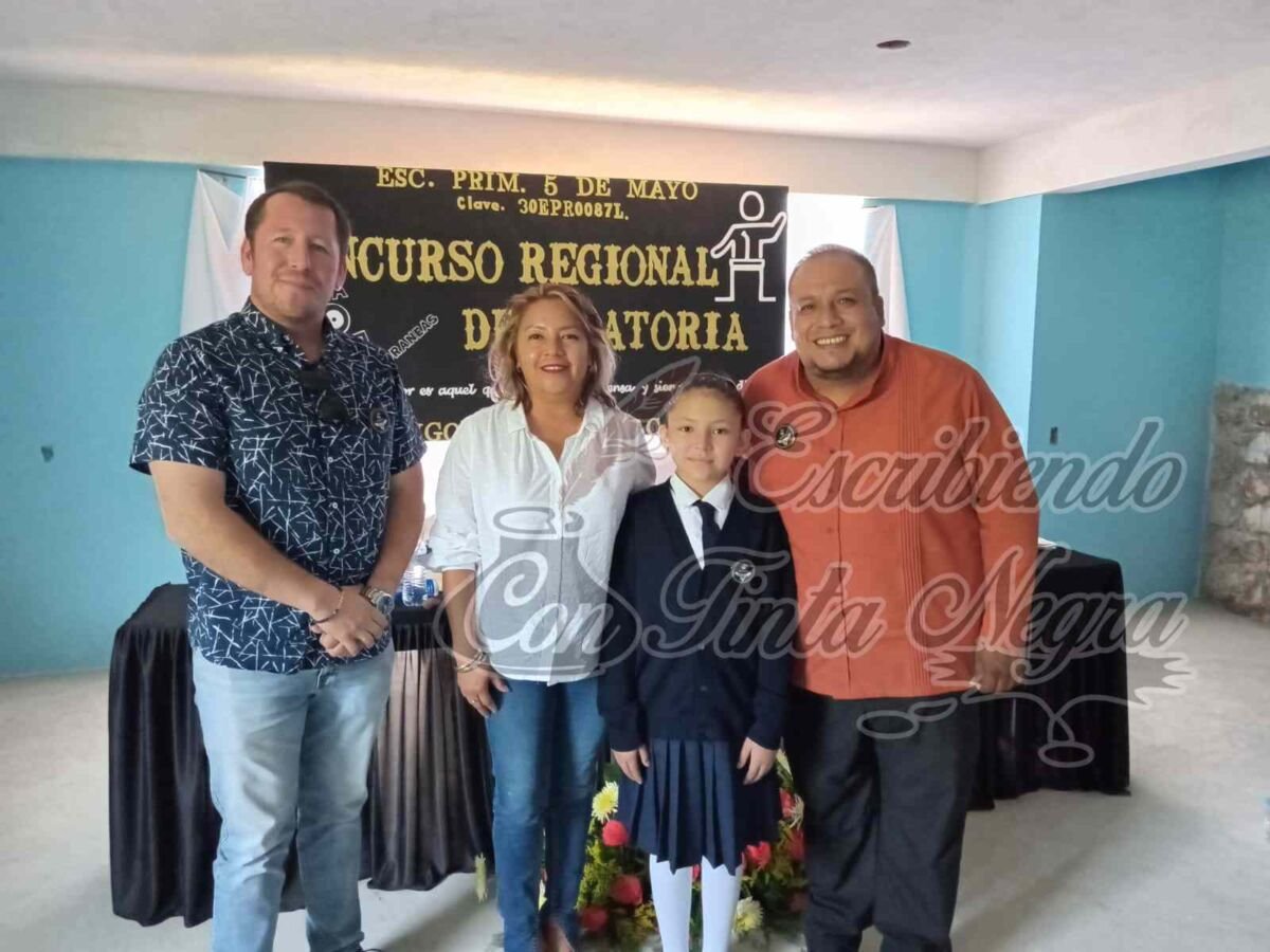 GANA ZENTLA SEGUNDO LUGAR EN CONCURSO DE ORATORIA