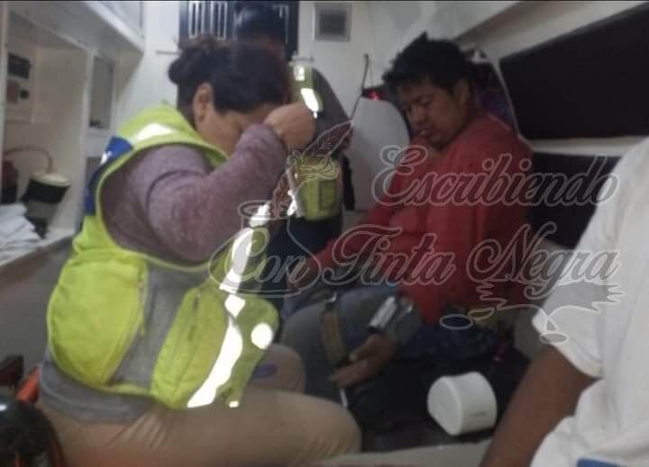 CAE MOTOCICLISTA A BARRANCO