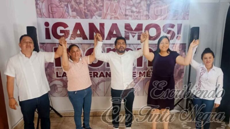 CANDIDATOS DE MORENA SE DECLARAN GANADORES EN HUATUSCO