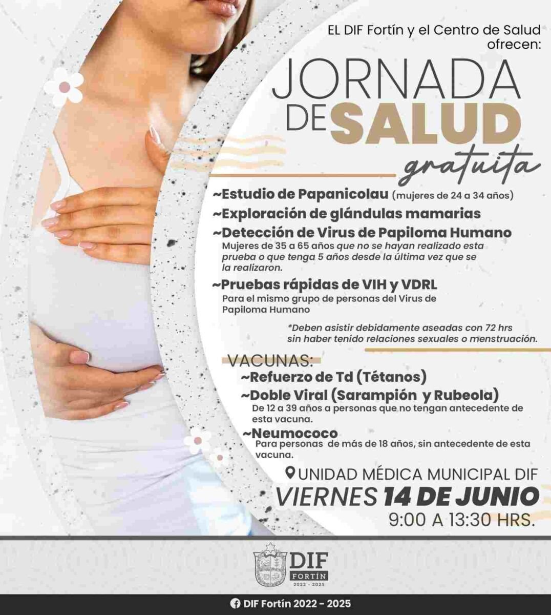 HABRÁ JORNADA DE SALUD EN FORTÍN