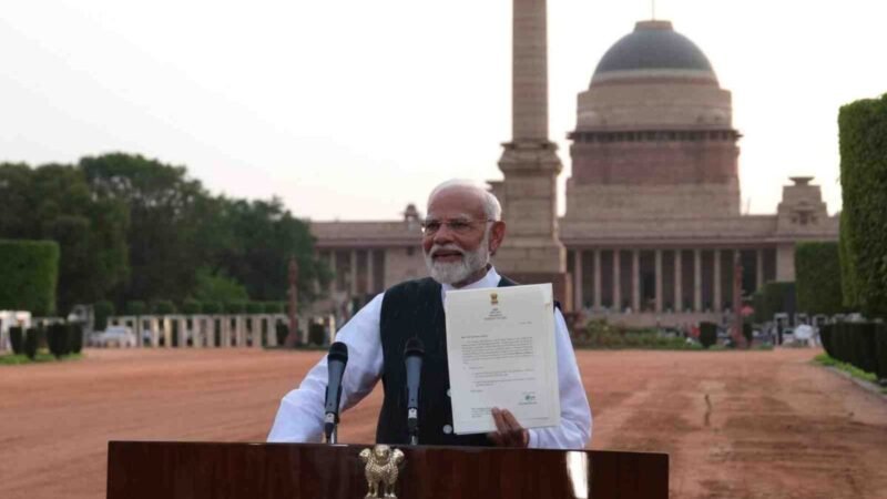POR TERCERA VEZ, NARENDRA MODI TOMA POSESIÓN COMO PRIMER MINISTRO DE INDIA
