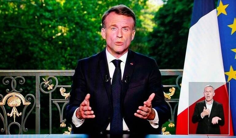 EMMANUEL MACRON ANUNCIA ELECCIONES ANTICIPADAS A LA ASAMBLEA NACIONAL