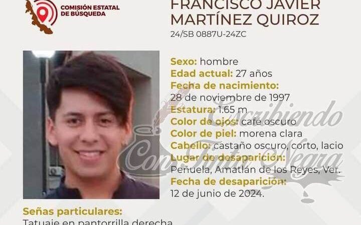 IDENTIFICAN A CALCINADO, ERA DE PEÑUELA