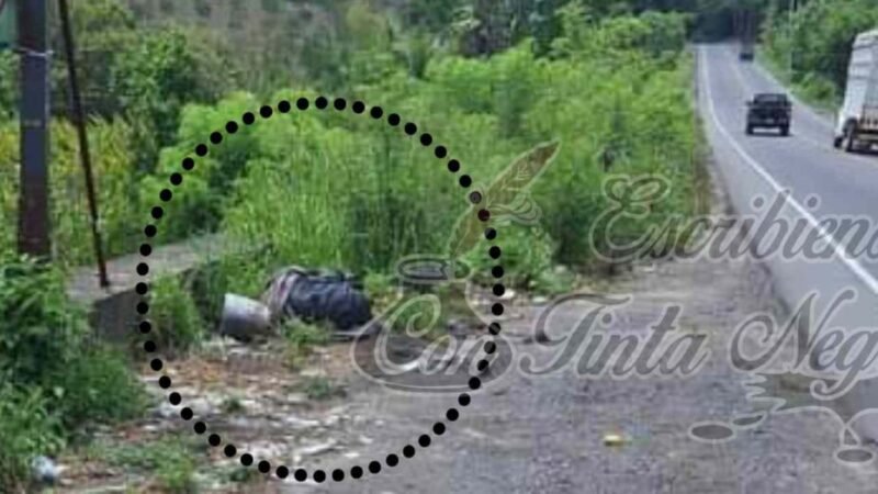 DEJAN “EMBOLSADO” JUNTO A LA CARRETERA