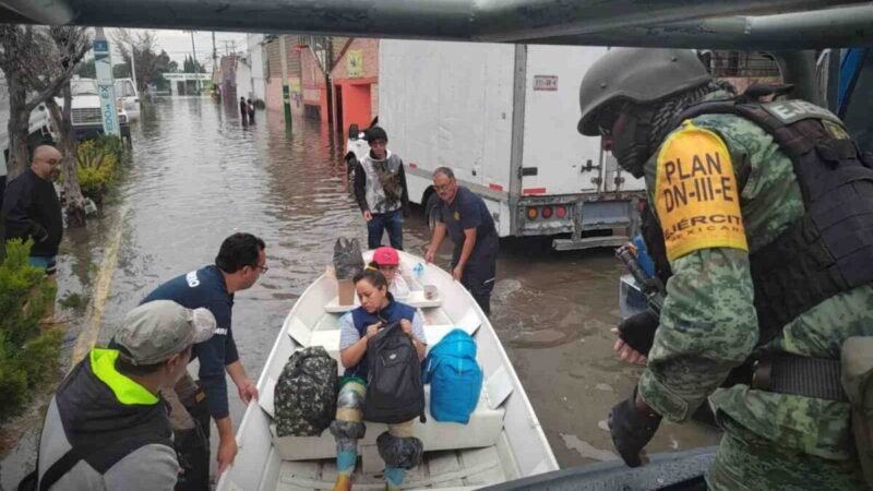 IMPLEMENTAN PLAN DN-III EN 5 MUNICIPIOS DEL EDOMEX TRAS INTENSAS LLUVIAS