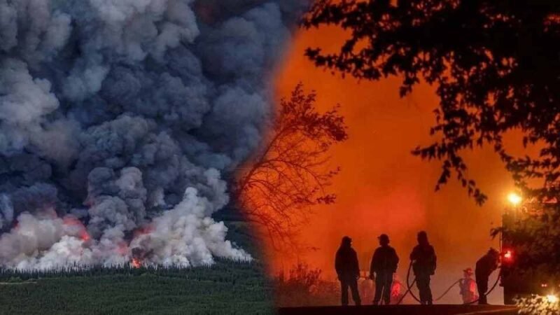 EVACUAN A MILES EN CANADÁ POR INCENDIO FUERA DE CONTROL