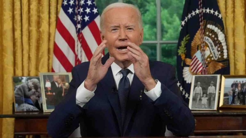 JOE BIDEN PIDE RESOLVER LAS DIFERENCIAS ‘EN LAS URNAS, NO CON BALAS’