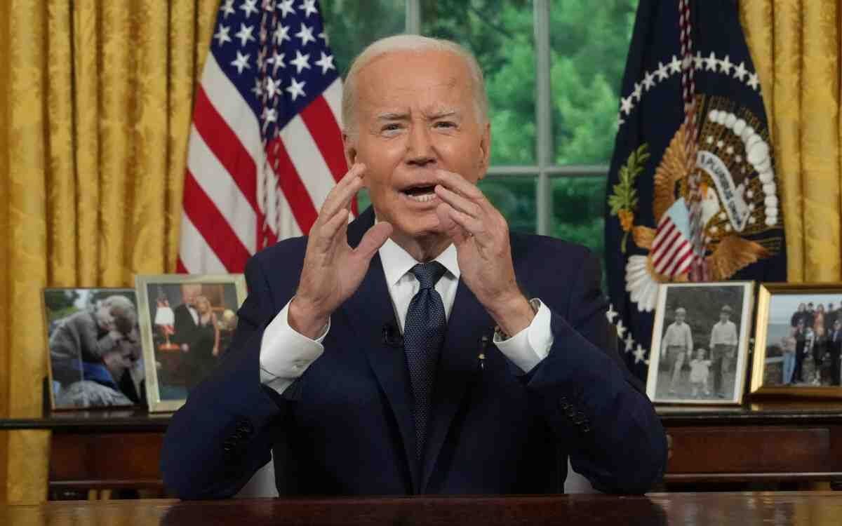JOE BIDEN PIDE RESOLVER LAS DIFERENCIAS ‘EN LAS URNAS, NO CON BALAS’