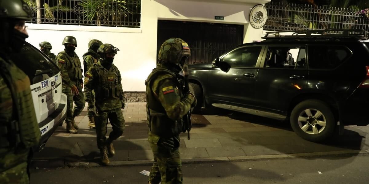 PARLAMENTO DE ECUADOR ALISTA INFORME DE JUICIO POLÍTICO TRAS ASALTO A EMBAJADA DE MÉXICO