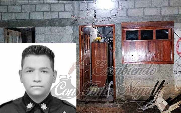 MUERE POLICÍA EN CUMPLIMIENTO DE SU DEBER