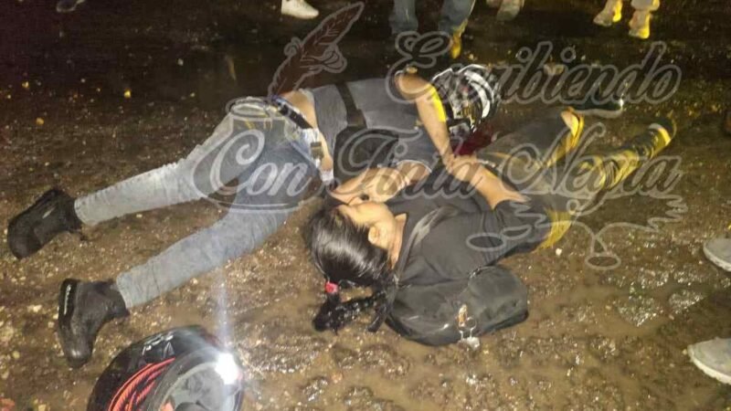 JOVEN MOTOCICLISTA MUERE TRAS SER APLASTADO POR UN TORTON