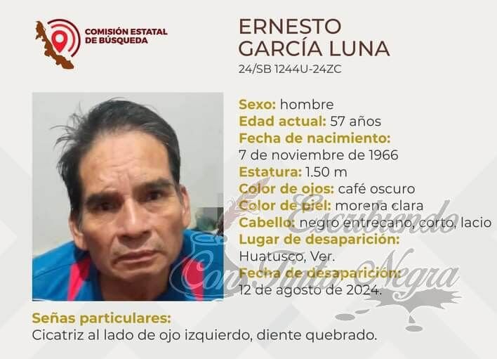 DESAPARECE HOMBRE DE HUATUSCO