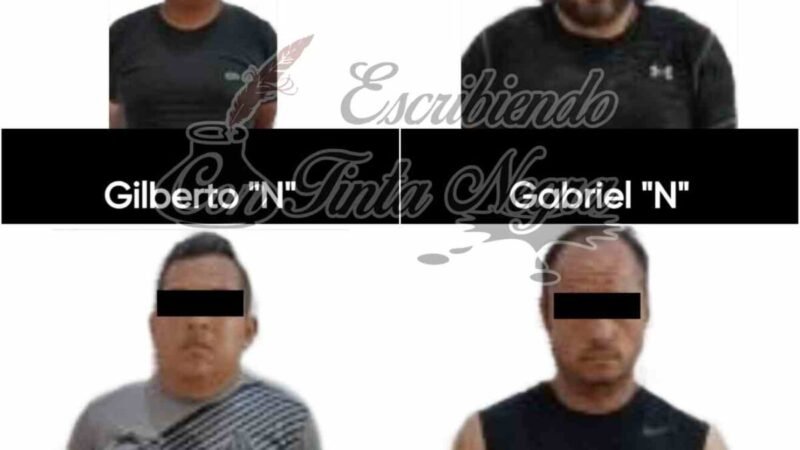 CAPTURAN A 4 NARCO MENUDISTAS
