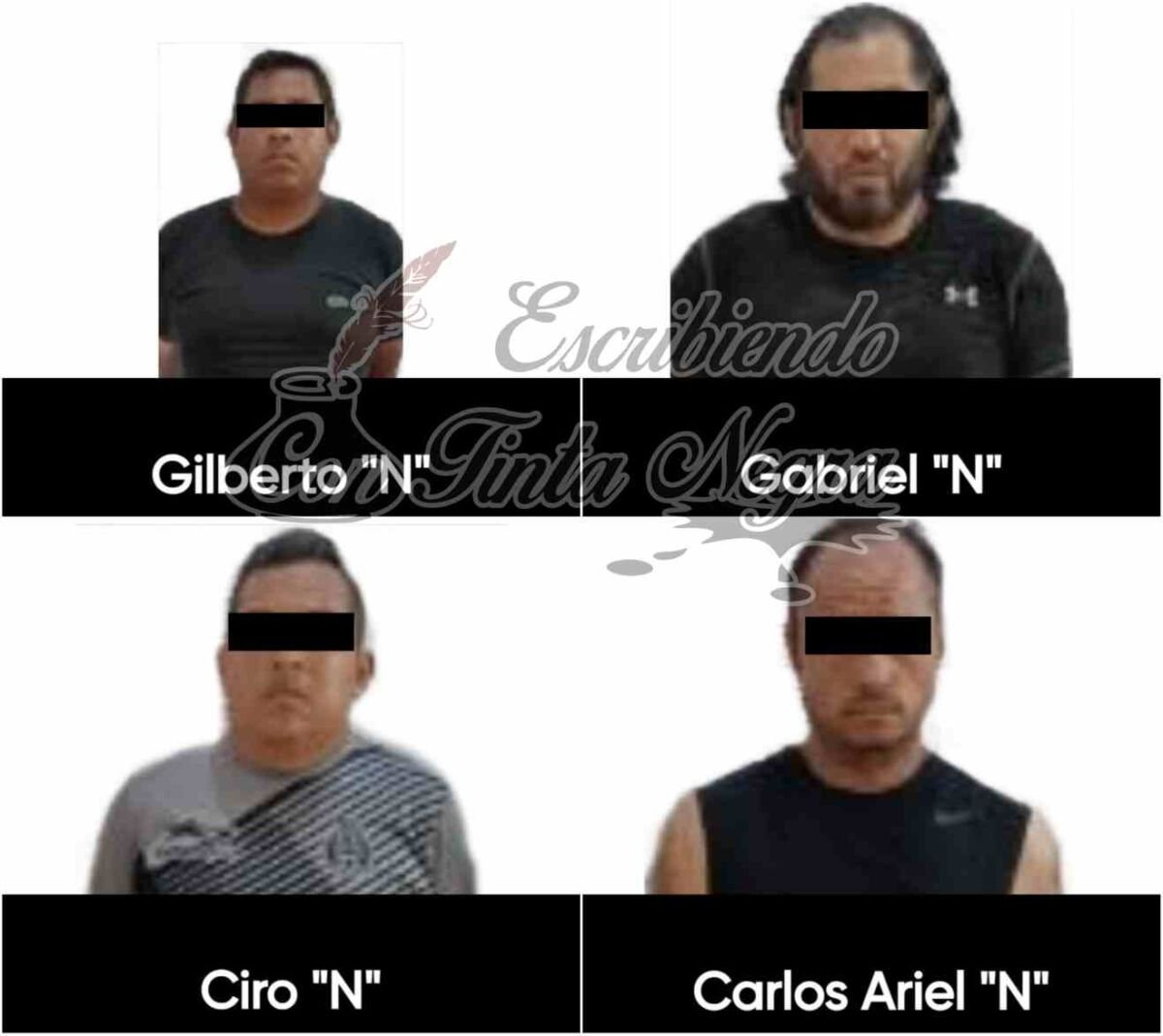 CAPTURAN A 4 NARCO MENUDISTAS